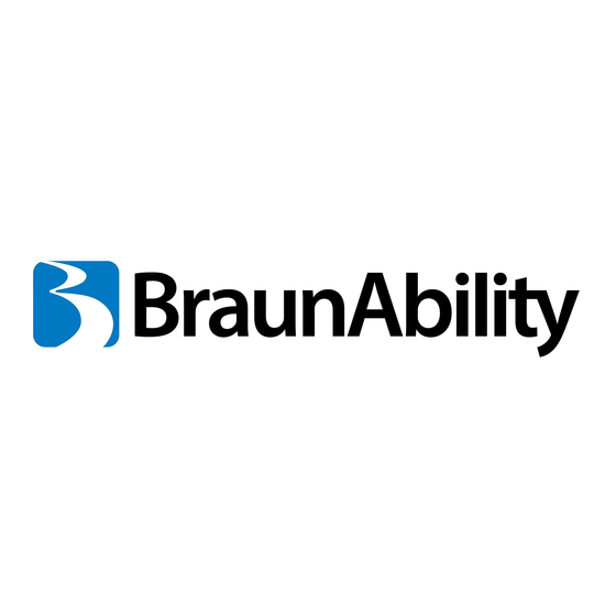 BraunAbility Transfer Board Gebrauchsanweisung