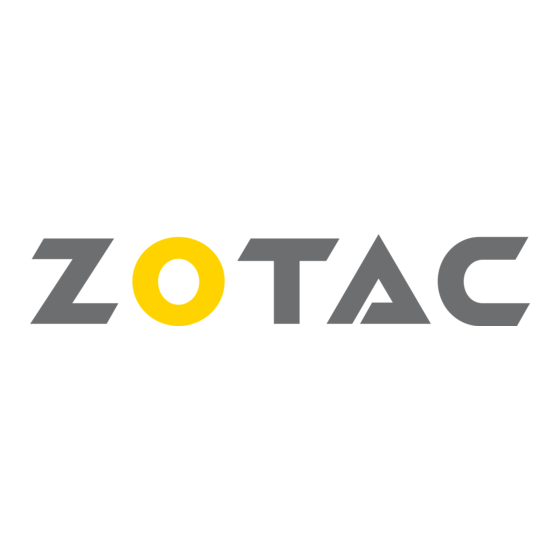 Zotac ZBOX CI523nano Schnellstartanleitung