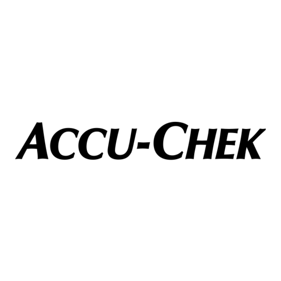 Accu-Chek Performa Kurzanleitung