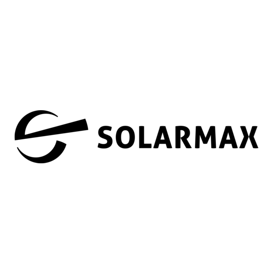 SolarMax MAX.STORAGE Anleitung