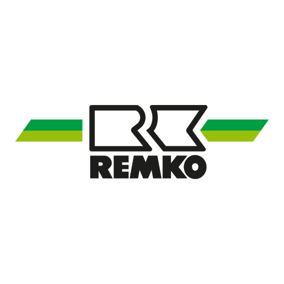 REMKO RZW 520 Bedienungsanleitung