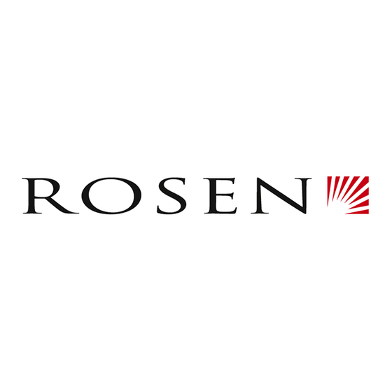 Rosen T10 Installationsanleitung