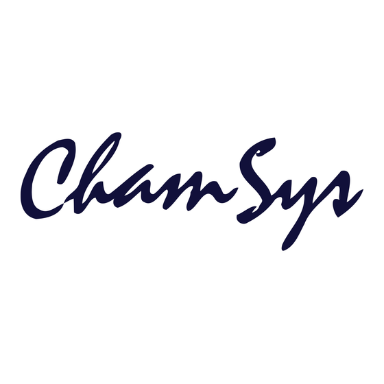 ChamSys QuickQ 10 Installations-, Softwarehandbuch Und Garantiezertifikat
