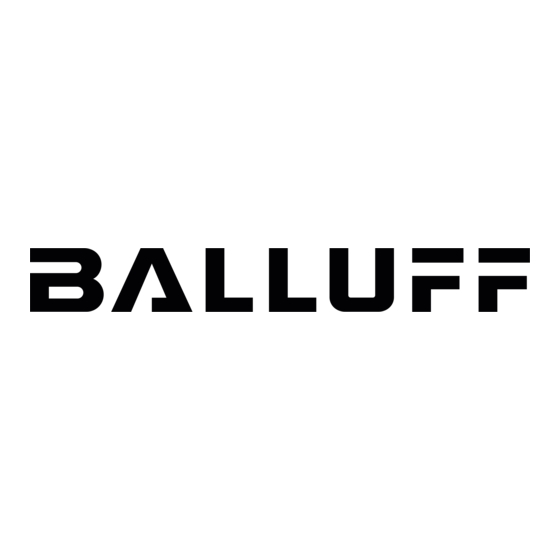 Balluff BOS 21M-PA-LE10-S4 Kurzanleitung
