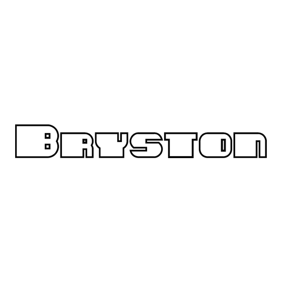 Bryston 3BSST2 Bedienungsanleitung