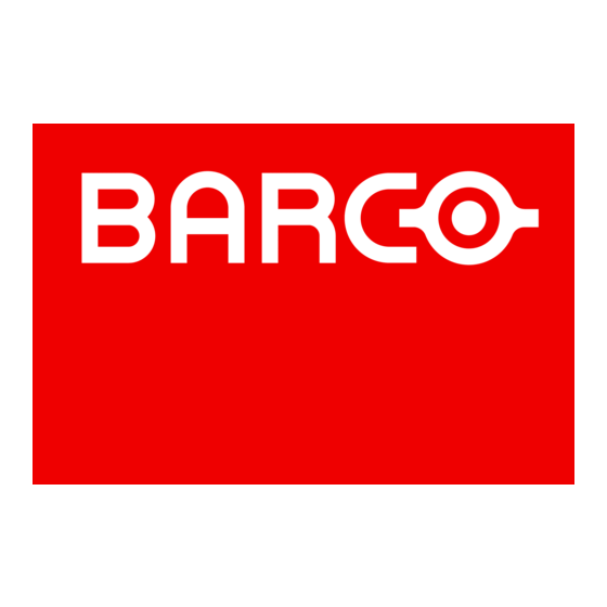 Barco R9000972 Betriebsanleitung