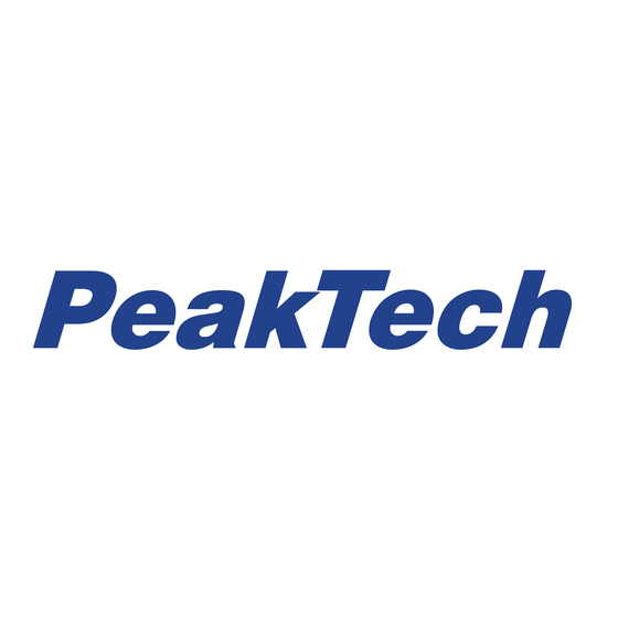 PeakTech P4965 Bedienungsanleitung