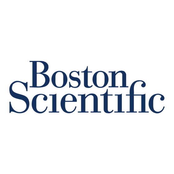 Boston Scientific Vercise Genus Kurzanleitung