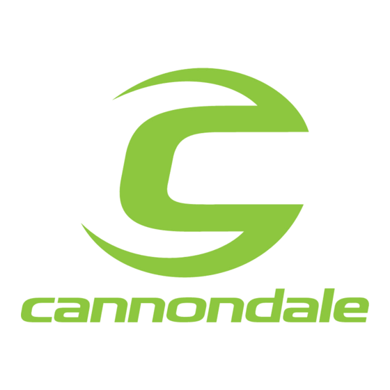 Cannondale KT013 Handbuch