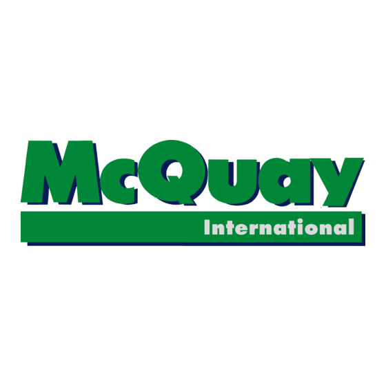 McQuay G17 Gebrauchsanweisung