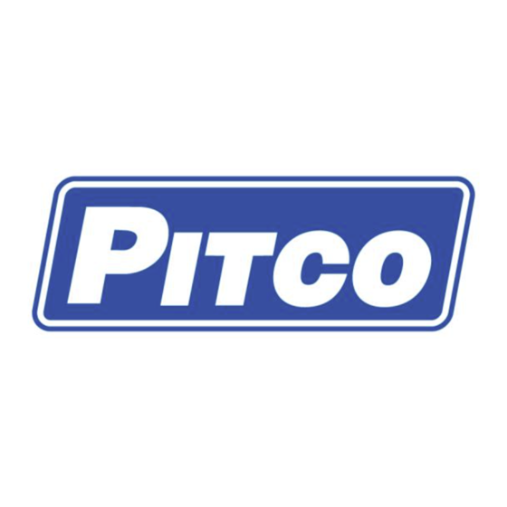 Pitco E400 Installation Und Betriebsanleitung