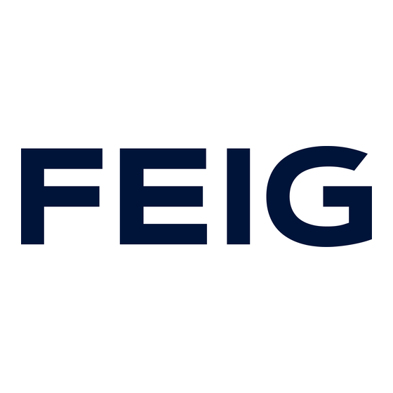Feig Electronic TST FUE/FU3E Montageanleitung