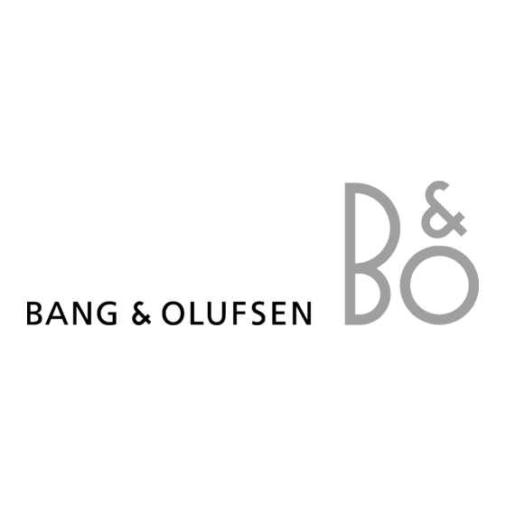 Bang & Olufsen BeoVision MX 8000 Bedienungsanleitung
