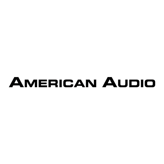 American Audio SDJ2 Benutzerhandbuch Und Bedienungsanleitung