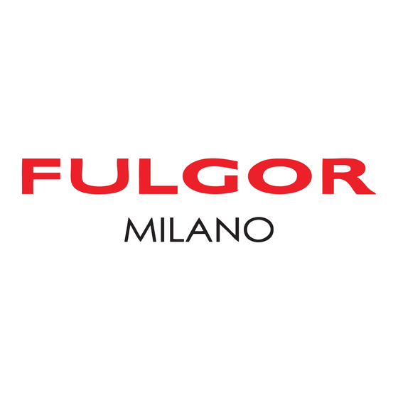 Fulgor Milano FBC 345 TNF ED Bedienungsanleitung