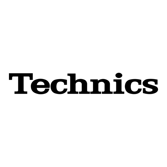 Technics SA-C600EG-K Kurzbedienungsanleitung