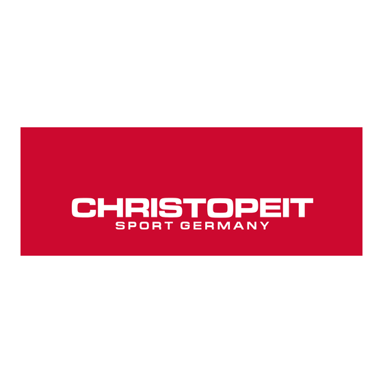 Christopeit Sport ET 6000 Montage- Und Bedienungsanleitung