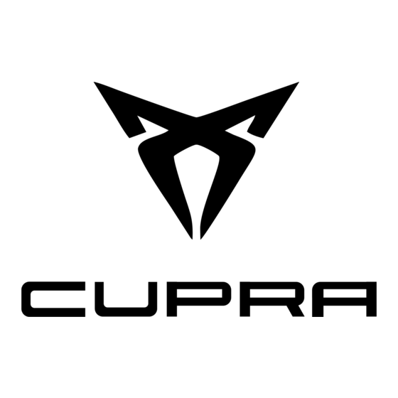 Cupra FORMENTOR 2022 Betriebsanleitung