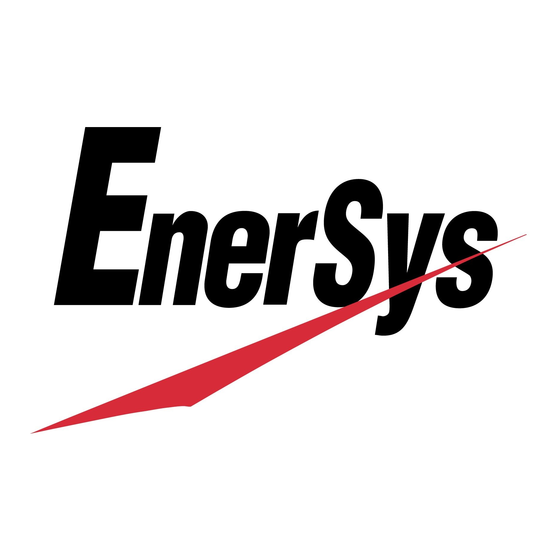 EnerSys PowerSafe TOP TERMINAL Serie Gebrauchsanweisung Und Bedienungsanleitung