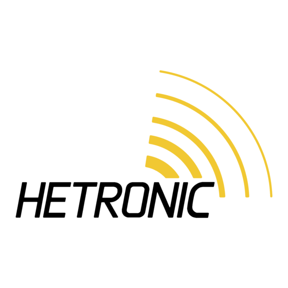 Hetronic MEC-HL KOMPAKT Installationshandbuch