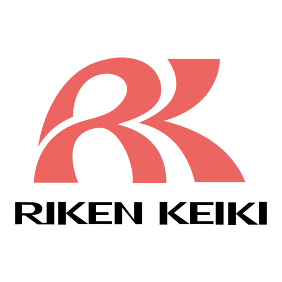 Riken Keiki RX-8500 Bedienungsanleitung