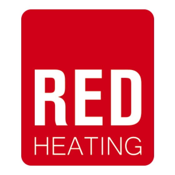 Red Heating PERFORMA 25 EC Installations- Und Gebrauchshandbuch