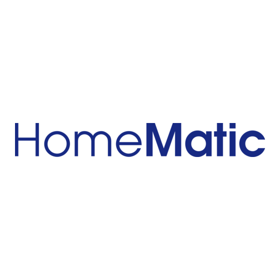 HomeMatic HmIP-RC8 Bedienungsanleitung