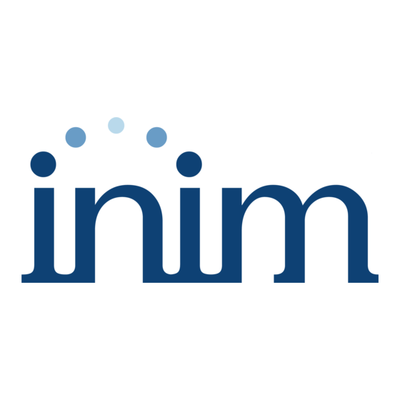 INIM Smarty Kurzanleitung