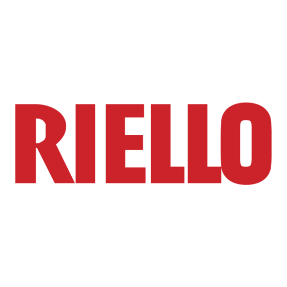 Riello 3910710 Installations-, Bedienungs- Und Wartungsanleitung