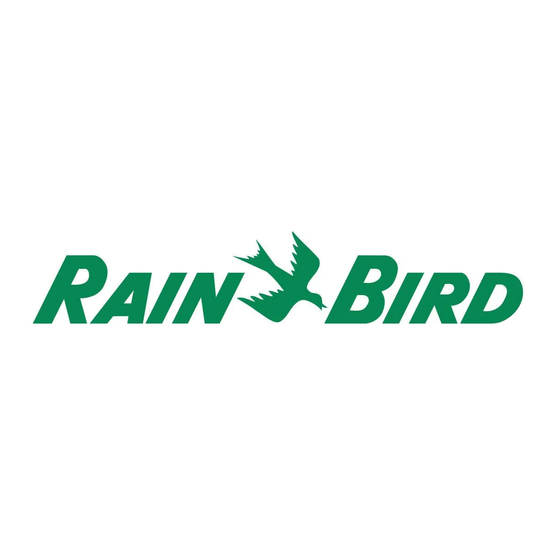 Rain Bird 100PGA Installations- Und Bedienungsanleitung