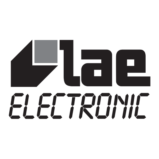 LAE electronic LF28 Bedienungs- Und Einbauanleitung