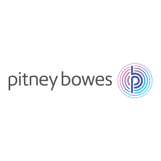 Pitney Bowes DM100i Serie Installationsanleitung
