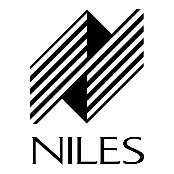 Niles GSS10 Installationsanleitung