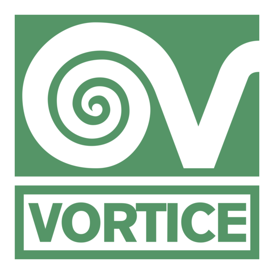 Vortice TR Betriebsanleitung