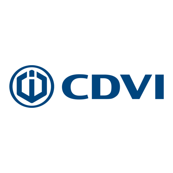 CDVI GALEOR Installationsanleitung