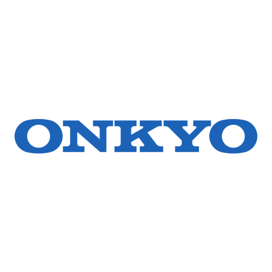 Onkyo TX-SR804E Bedienungsanleitung