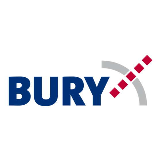 BURY LT 9100 Bedienungsanleitung