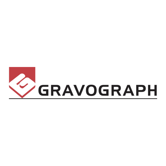 GRAVOGRAPH CG30 Bedienungsanweisung
