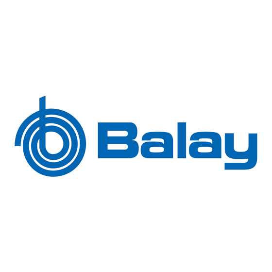 Balay 3XP 20 Serie Gebrauchsanweisung