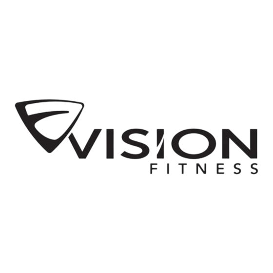 Vision Fitness X6150 HR Bedienungsanleitung