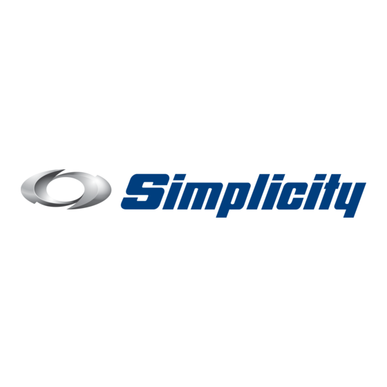 Simplicity 860 Betriebsanleitung