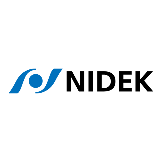 Nidek Medical Mark 5 Nuvo Lite Serie Gebrauchsanweisung
