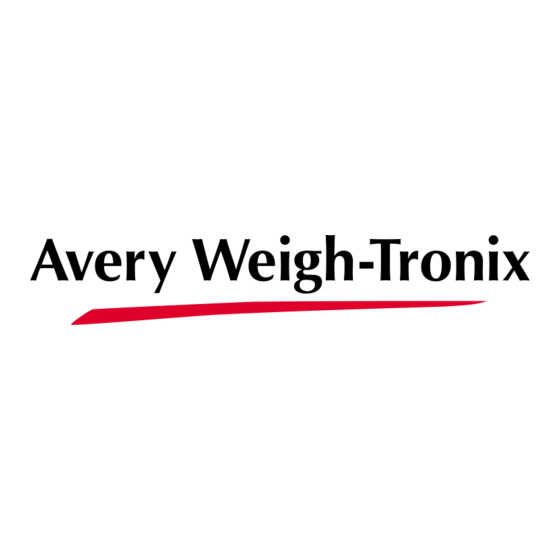 Avery Weigh-Tronix ZM303 Bedienungsanleitung