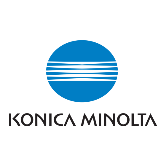 Konica Minolta CM-700d Benutzerhandbuch