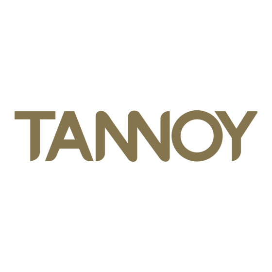 Tannoy VXP Serie Schnellstartanleitung