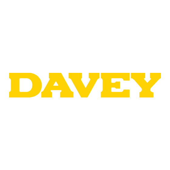 Davey Lifeguard DPLGEU Installations- Und Betriebsanweisungen