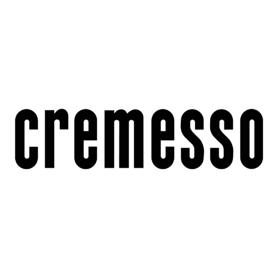 Cremesso UNA AUTOMATIC SMART LINE Bedienungsanleitung