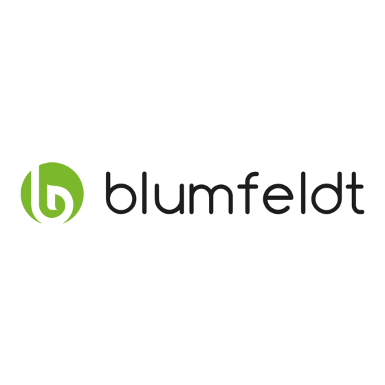 Blumfeldt Aguilera Bedienungsanleitung