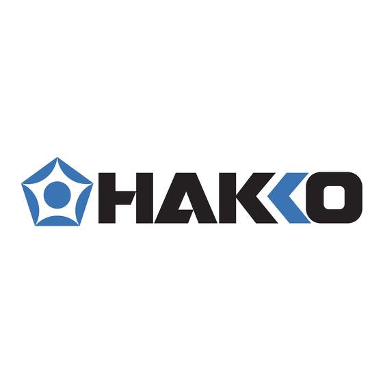 Hakko Electronics V8- serie Benutzerhandbuch