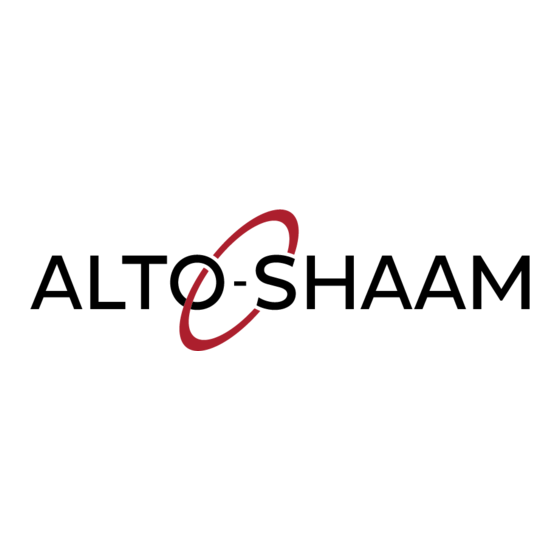 Alto-Shaam 20-20W Installationsanleitung